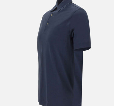 DIKTAT Polo in ice cotton BLUE Uomo 