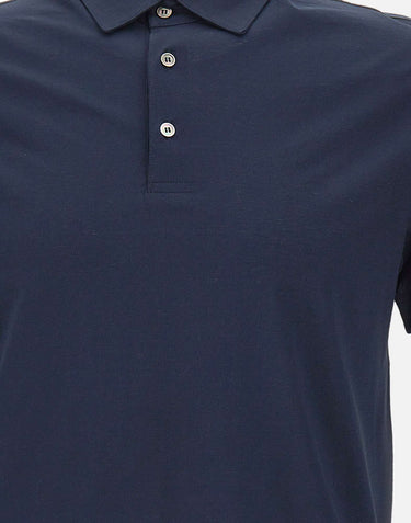 DIKTAT Polo in ice cotton BLUE Uomo 