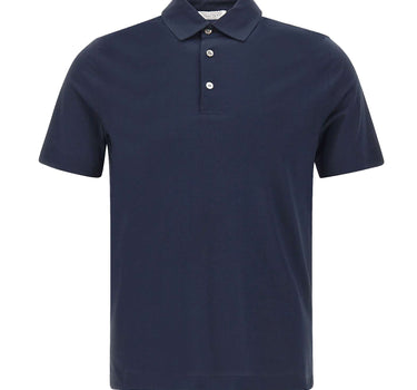 DIKTAT Polo in ice cotton BLUE Uomo 