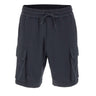 DIKTAT Bermuda in interlock di cotone con tasconi BLUE Uomo 