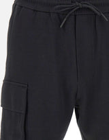 DIKTAT Bermuda in interlock di cotone con tasconi BLACK Uomo 