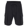 DIKTAT Bermuda in interlock di cotone con tasconi BLACK Uomo 