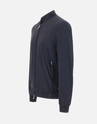 DIKTAT Giacca "Bomber" in nylon BLUE Uomo 