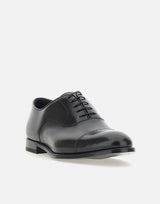 DOUCAL'S Stringate  in pelle spazzolata BLACK Uomo 