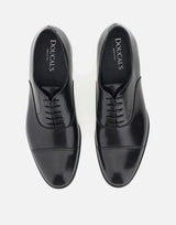 DOUCAL'S Stringate  in pelle spazzolata BLACK Uomo 