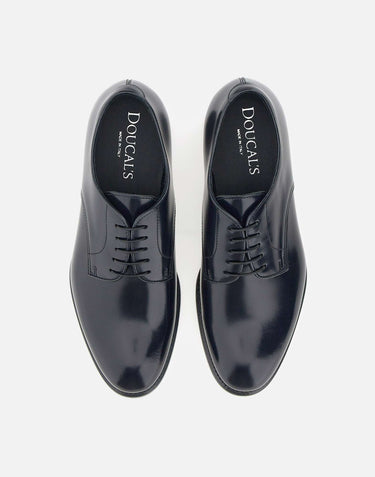 DOUCAL'S Stringate in pelle spazzolata BLUE Uomo 