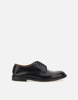 DOUCAL'S Stringate "Horse" in pelle BLACK Uomo 