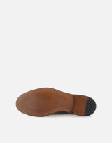 DOUCAL'S Stringate "Horse" in pelle BLACK Uomo 