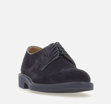 DOUCAL'S Stringate in pelle scamosciata BLUE Uomo 