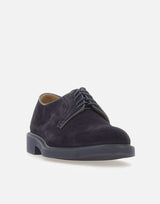 DOUCAL'S Stringate in pelle scamosciata BLUE Uomo 
