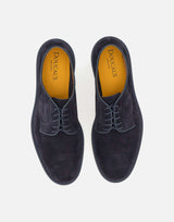 DOUCAL'S Stringate in pelle scamosciata BLUE Uomo 