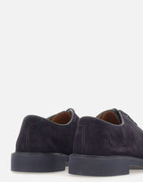 DOUCAL'S Stringate in pelle scamosciata BLUE Uomo 