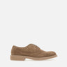 DOUCAL'S Stringate in pelle scamosciata BROWN Uomo 