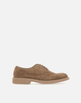 DOUCAL'S Stringate in pelle scamosciata BROWN Uomo 