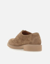 DOUCAL'S Stringate in pelle scamosciata BROWN Uomo 