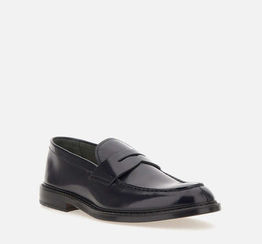 DOUCAL'S Mocassino "Horse" in pelle BLUE Uomo 