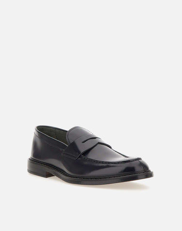 DOUCAL'S Mocassino "Horse" in pelle BLUE Uomo 