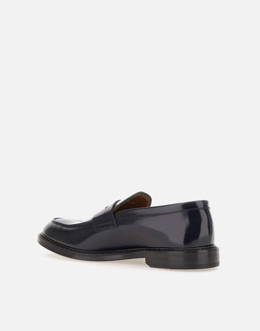 DOUCAL'S Mocassino "Horse" in pelle BLUE Uomo 
