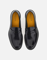 DOUCAL'S Mocassino "Horse" in pelle BLACK Uomo 