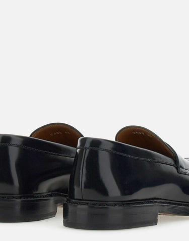 DOUCAL'S Mocassino "Horse" in pelle BLACK Uomo 