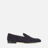 DOUCAL'S Mocassini Penny in pelle scamosciata BLUE Uomo 