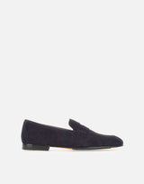 DOUCAL'S Mocassini Penny in pelle scamosciata BLUE Uomo 