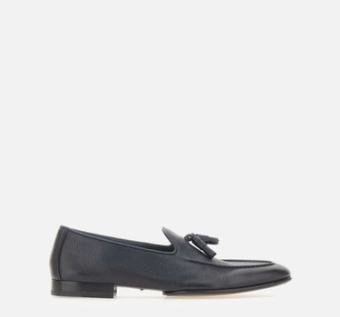 DOUCAL'S Mocassini in pelle con nappine BLUE Uomo 
