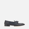 DOUCAL'S Mocassini in pelle con nappine BLUE Uomo 