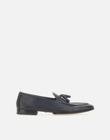 DOUCAL'S Mocassini in pelle con nappine BLUE Uomo 
