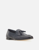 DOUCAL'S Mocassini in pelle con nappine BLUE Uomo 
