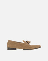 DOUCAL'S Mocassini in suede con nappine BROWN Uomo 