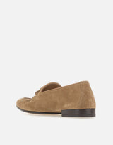 DOUCAL'S Mocassini in suede con nappine BROWN Uomo 