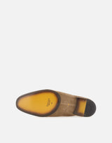 DOUCAL'S Mocassini in suede con nappine BROWN Uomo 
