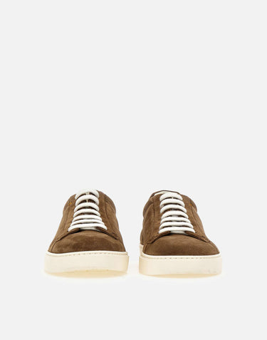 DOUCAL'S Sneakers in pelle scamosciata BROWN Uomo 