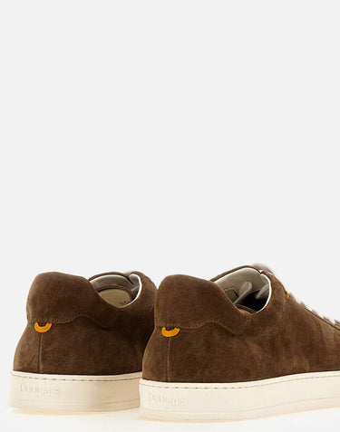 DOUCAL'S Sneakers in pelle scamosciata BROWN Uomo 