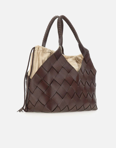 Borsa a spalla "Castello" 8111 DKBROWN DRAGON DIFFUSION 