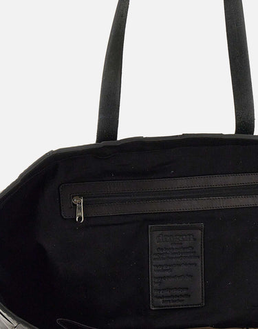 "Japan Tote" in pelle 8151 BLACK DRAGON DIFFUSION 