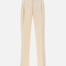DROLE DE MONSIEUR Pantaloni da golf in viscosa WHITE Uomo 