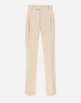 DROLE DE MONSIEUR Pantaloni da golf in viscosa WHITE Uomo 