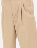 DROLE DE MONSIEUR "Pantalon Cropped  à Plis" BEIGE Uomo 