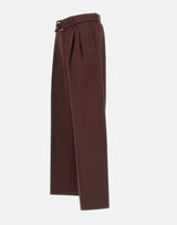 Pantaloni ampi in viscosa BP203 VI029BN DROLE DE MONSIEUR 