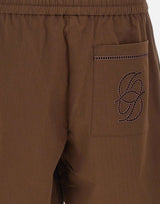 DROLE DE MONSIEUR Shorts "Elastiqué Jour Echelle" BROWN Uomo 