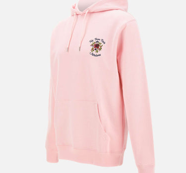 DROLE DE MONSIEUR Felpa con cappuccio "Slogan Rose" Pink Uomo 