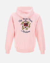 DROLE DE MONSIEUR Felpa con cappuccio "Slogan Rose" Pink Uomo 