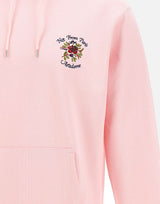 DROLE DE MONSIEUR Felpa con cappuccio "Slogan Rose" Pink Uomo 