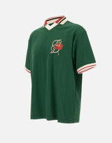 DROLE DE MONSIEUR Polo "D Hibiscus" GREEN Uomo 
