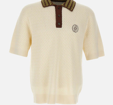 DROLE DE MONSIEUR Polo "Ajouré D Miroir" WHITE Uomo 