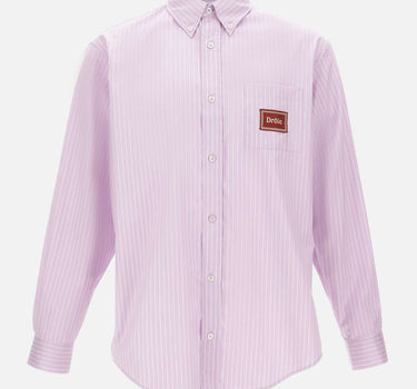 DROLE DE MONSIEUR Camicia "Rayée Drôle" Pink Uomo 