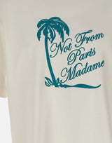 DROLE DE MONSIEUR T-shirt "Slogan Palmiers" WHITE Uomo 