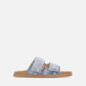 DSQUARED2 Ciabatte "D2 Monogram" Light Blue Uomo 